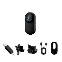 Câmera de Ação Portátil 1080P para Ciclismo Ao Ar Livre, com Rotação Magnética e Estabilização de Imagem A