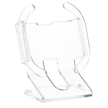 TXesign Desktop Stand for SoundLink Micro-2 Portable Speaker, Acrylic Speaker Display Holder with Anti-Slip Base Clear