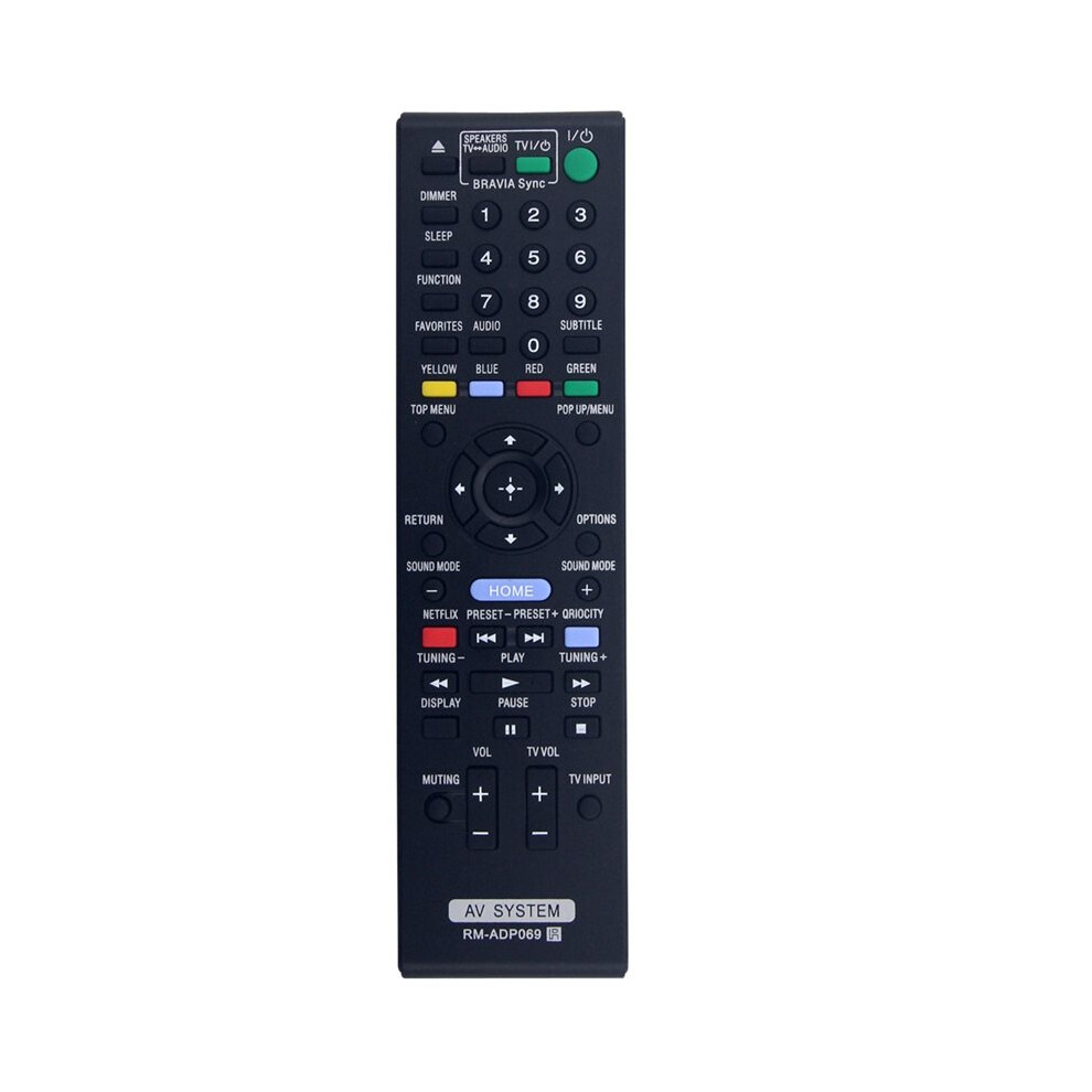 Replace Rm-Adp069 Remote For Av Bdv-N890w/Z Bdv-T57 Bdv-F7 Hbd-F7 Bdv-E280 Hbd-T58 Bdv-T58 Bdv-E580 Bdv-E380 6032751601629