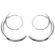4Pcs White Copper Spiral Helix Ear Studs Twisting Earrings for Girls