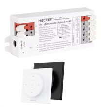 Miboxer 2in1 LED Controller Zigbee 3.0 Tuya Single Color CCT 5050 LED Light Dimmer 2.4G Remote Control for Echo PlusE2ZR