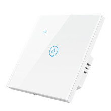 Wifi voor 40A Krachtige Waterverwarmer Schakelaars Tuya Standaard Luxe Glazen Touch Timer Spraakbediening B EU-Stekker