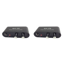 2X 3.5mm Condenser Microphone Amplifier Headphone Amplifier Music Audio Preamplifier Mixing Board MA-2S