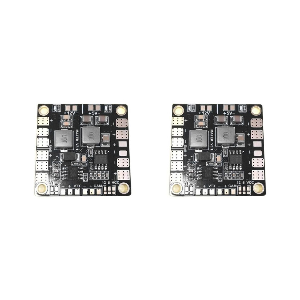 2X Power Hub Power Distribution Board Pdb With Dual Bec 5V/12V For Fpv Diy Rc Racing Drone Multicopter Quadcopter 6032687757803