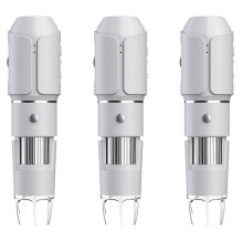 3X Microscope Numérique de Poche WiFi Microscopes USB Portables 50x-1000x Fixe Focus HD Loupe pour Android B
