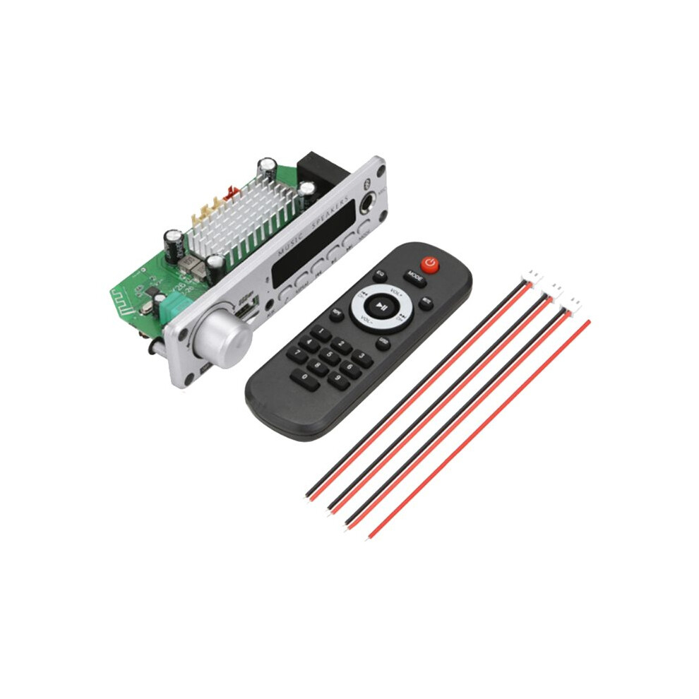 2X100w 12V Amplifier Audio Player 5.0 Mp3 Decoder Board Mp3 Player Car Fm Radio Module Usb Mic Record Call 4713822029772