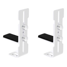 2X GPU-Ondersteuningsframe Verstelbare GPU-Beugel Voorkom Doorzakken Videokaart-Steunbeugel voor Chassis 12 cm Ventilatorpositie Wit