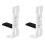 2X GPU Support Frame Adjustable GPU Brace Prevent Sagging Video Card Support Bracket for Chassis 12cm Fan Position White 1