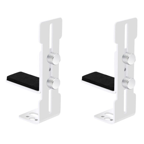 2X GPU Support Frame Adjustable GPU Brace Prevent Sagging Video Card Support Bracket for Chassis 12cm Fan Position White 1