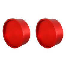 2X Fully Metal Telescope Lens Dust Cap Protection Cover 2 Inch for Astrophotography Red