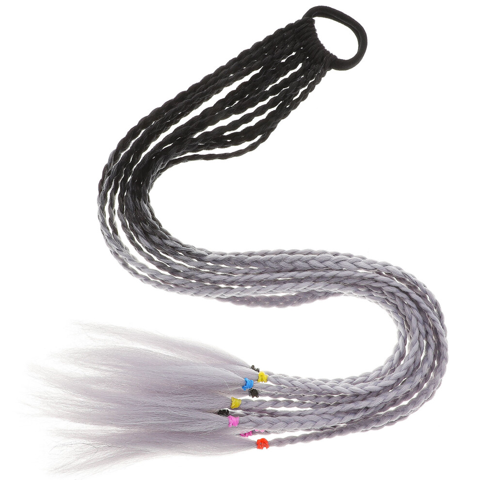 Aboofan Unisex Braided Synthetic Hairpieces For Kids Ponytail Extension Rope