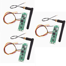 3Pcs 2.4G Wireless Controller DMX512 Transmitter Receiver 2 in 1 PCB Module with Antenna for Built-in DIY Stage Light