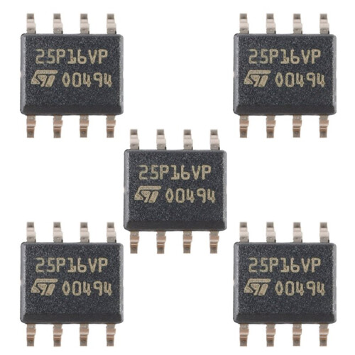 5pcs M25P16-VMN6TP Printing 25P16VP Memory Chip SOP-8 16Mb Memory Chip
