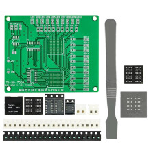 Kit de Montagem de Placa para Prática de Soldagem de Componentes SMD com Chip BGA 555+4017 e Componentes de LED SMT para Iluminação Fluida