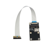 PCIE X1 Naar PCI-E 3G/4G/LTE-Module Netwerkkaart Verlengkabel Draadloze Netwerkkaart PCI-E Riserkaartadapter