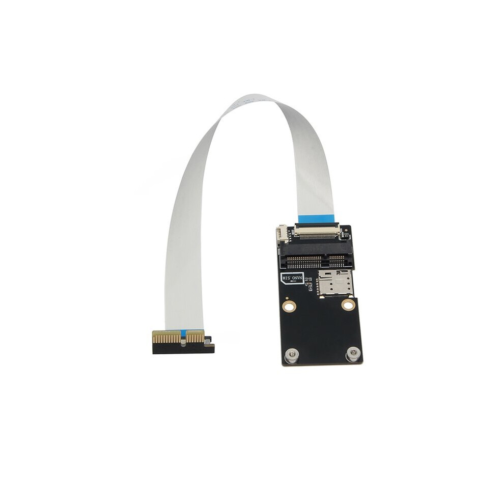 Pcie X1 To Pci-E 3G/4G/Lte Module Network Card Extension Cable Wireless Network Card Pci-E Riser Card Adapter 6032965814501