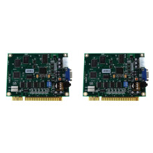 2X 19 im 1 Multicade Pcb Board Arcade Classic Spiel Board Vga Ausgang Arcade Spiel Board Horizontal Langlebig für Jamma Arcade