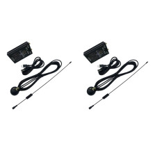 2X Radiomottagare 100KHz-1,7GHz Fullband UV RTL-SDR USB-Tuner RTLSDR USB-Dongel med RTL2832U R820T2 RTL SDR-Mottagare