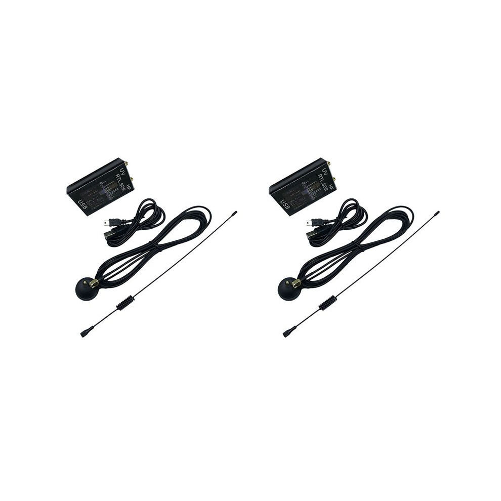 2X Radio Receiver 100Khz-1.7Ghz Full Band Uv Rtl-Sdr Usb Tuner Rtlsdr Usb Dongle With Rtl2832u R820t2 Rtl Sdr 4712039527293