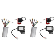 2X 24V 250W Folding Scooter Controller Kit Electric Scooter Controller LCD Display Brake Accelerator Throttle Set