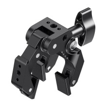 CO78 Claw Powerful Clamp 3-Jaw High Stability with 1/4" Cold Shoe Mount for Outdoor Shot