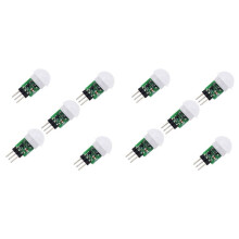 AM312 PIR Sensor,10 Pack PIR Motion Sensor Outdoor Pyroelectric Infrared PIR Human IR Sensor Module Body