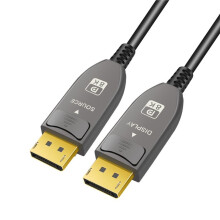 16K/8K Glasvezel DP-Kabel 2.1 Ultra HD 144Hz 16K/8K 60Hz HBR3 32,4 Gbps Slanke en Flexibele DP 2.1-Kabel 1 M