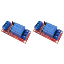2X One 1 Channel 5V Relay Module Board Shield for with Optocoupler Support High and Low Level Trigger