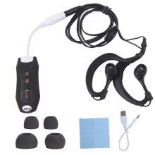 4GB IPX8 Waterproof FM Music Player Portable Diving Sports MP3 with Earphone and Clip Waterproof Music Player