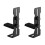 2X GPU Support Frame Adjustable GPU Brace Prevent Sagging Video Card Support Bracket for Chassis 12cm Fan Position Black 1