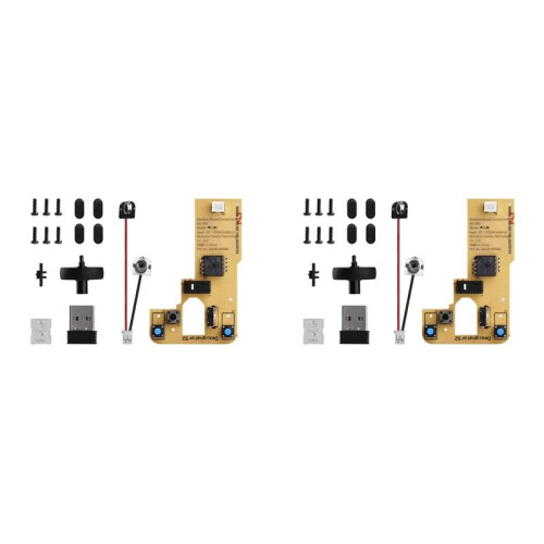 2X for Bamboo Lab DIY 3D Printing Wireless Mouse Kit Model 002 Computer Mouse Components with Printer Parts and Hardware