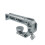 Camera Top Handle Hand Grip Handgrip Camera Cage Handle for Dslr Camera Cage Microphone Shoe Mount Silver 1