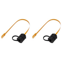 2X Micro-SIM Extension Cable IP67 Micro-Sim Panel Mount Extension Cable for Cabinet Chassis Case Frame Envelope