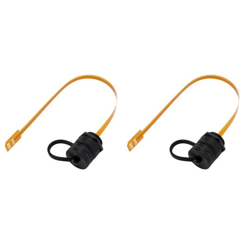 2X Micro-SIM Extension Cable IP67 Micro-Sim Panel Mount Extension Cable for Cabinet Chassis Case Frame Envelope