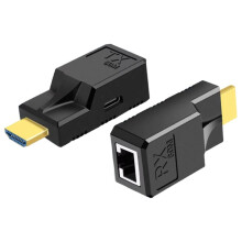 1080P 60Hz HD Extender RJ45 Network 60M HD to RJ45 over CAT5e/6/7 UTP LAN Extender Adapter for PC Loptop HDTV