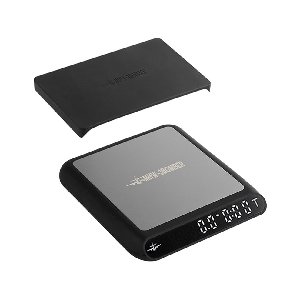 Mhw-3Bomber Drip Espresso Coffee Scale With Auto Timer Usb Charging Kitchen Electronic Scale Cafe Home Barista Brown 6034170093054