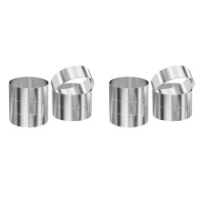 12 Pcs Hamburger Bun Rings,Burger Mold,4 Inch Large Ring Molds for Cooking,Cooking Rings for Fried Eggs,Crumpets
