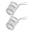 2Pcs Stainless Steel Kitchen Frying Basket For Practical Use 1