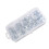 200pcs Silver Aluminum 5-Size DB Sleeves 1.2-2.0# 1