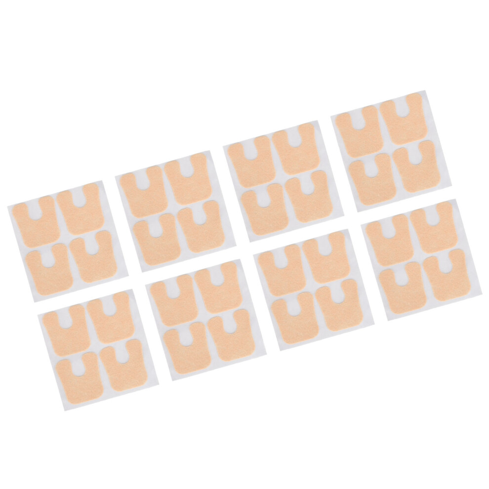 48pcs U-Shaped Felt Callus Pads Forefoot Self-Adhesive Cushion
