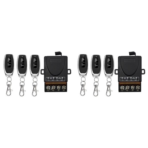 2X AC 220V 30A 1CH 433MHz Wireless Remote Control  RF Relay Receiver + /Off Transmitter