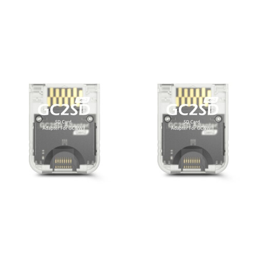 2X GC2SD Gen2 TF Card Reader Adapter Support 512GB for  GameCube/ GC2SD Memory TF Card Adapter