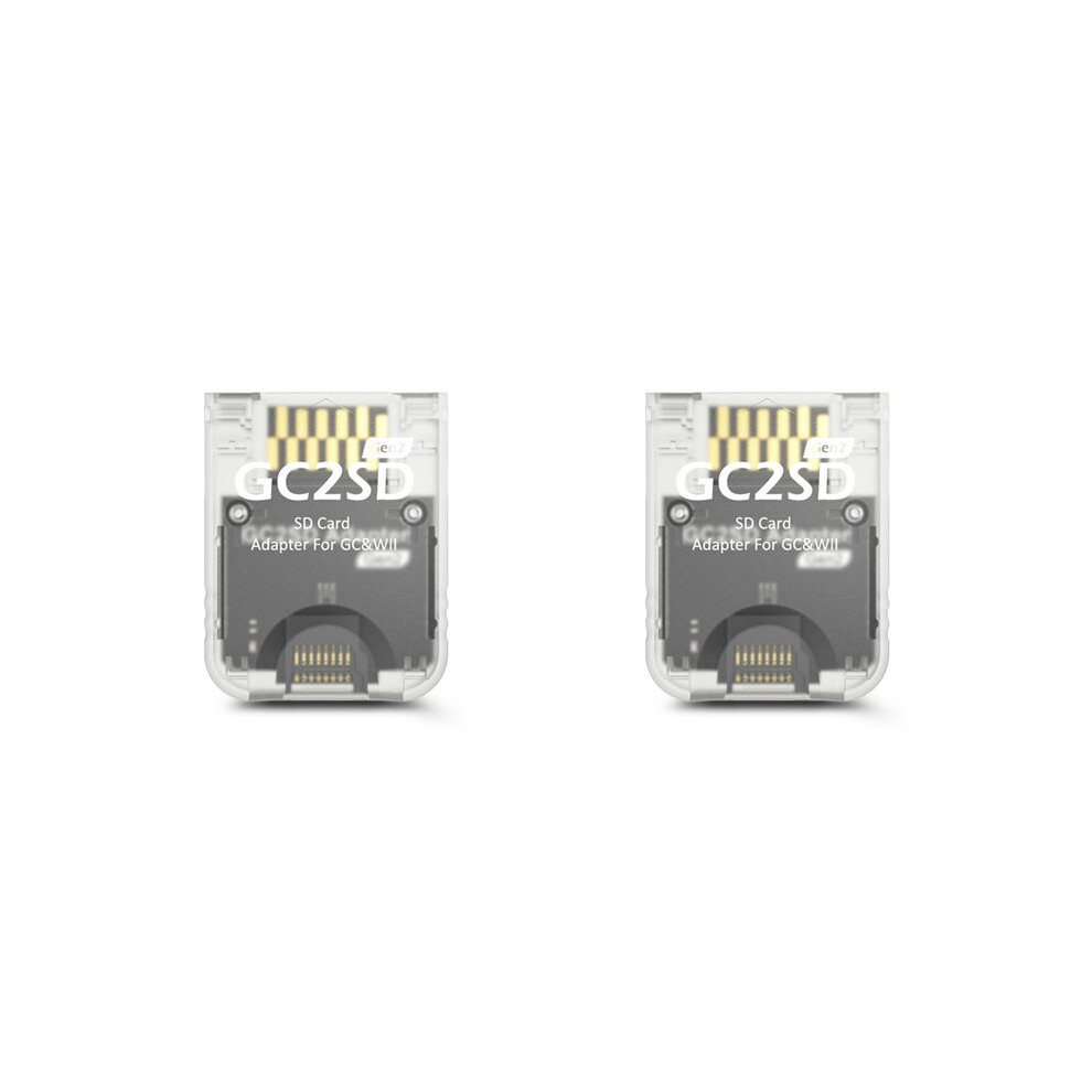 2X Gc2sd Gen2 Tf Card Reader Adapter Support 512Gb For Gamecube/ Gc2sd Memory Tf Card Adapter 6032646144019