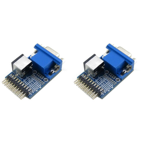 2X VGA to PS2 Module VGA PS2 Test Module Adapter Board Development Board