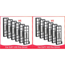 12x Filtre HEPA pour X10 Pro Omni Aspirateur Robot, Accessoires de Filtre