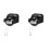 2X AC 110V-240V PIR Infrared Motion Sensor  180 Degree Motion Detection Delay  Adjustable Waterproof Black 1