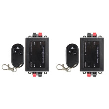 2X Variateur de Lumière LED Monochrome 8 A 12 V 24 V CC, Contrôleur de Gradation de Signal PWM 1 Canal avec Télécommande à 3 Touches
