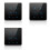 3X Home Theater  Wall Amplifier Touch Screen Music Panel Background Audio System Support USB TF Card(Black) 1