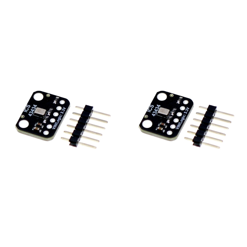 2X Ics-43434 I2s Mems Microphone Module With Low Pass Filter Audio Capture For Diy Audio Projects -Module 6032614818164