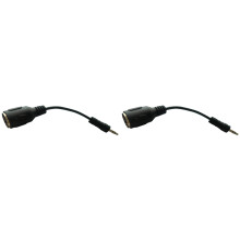 4 Peças Adaptador MIDI Tipo A para 3,5 mm, Cabo de Conexão MIDI Fêmea de 14 Pol. para TRS Macho de 3,5 mm, Conversor de Áudio para Teclados e